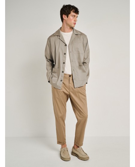 STAFF JEANS Davide Ανδρικό Υφασμάτινο Παντελόνι 60-114.055 TOBACCO