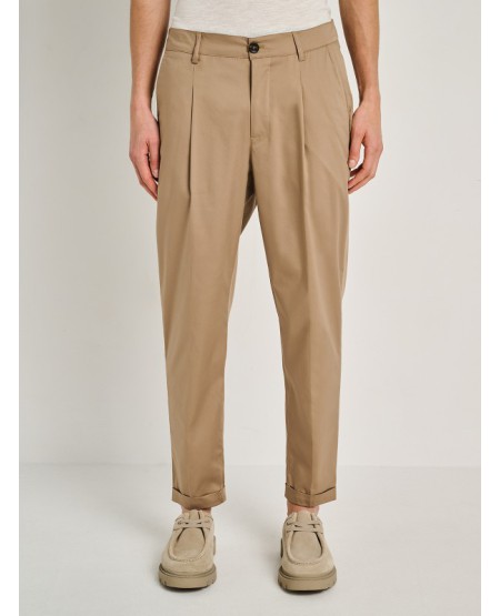 STAFF JEANS Davide Ανδρικό Υφασμάτινο Παντελόνι 60-114.055 TOBACCO