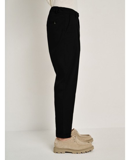 STAFF JEANS Davide Ανδρικό Υφασμάτινο Παντελόνι 60-114.055 BLACK