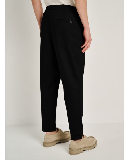 STAFF JEANS Davide Ανδρικό Υφασμάτινο Παντελόνι 60-114.055 BLACK