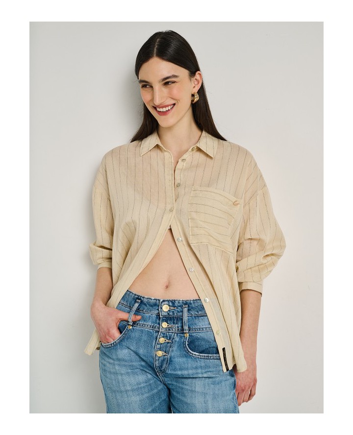 STAFF JEANS Γυναικείο Ριγέ Βαμβακερό...