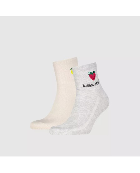 LEVI'S® High Mid Cut Fruit Graphic Socks - 2 Pack 37157-1339