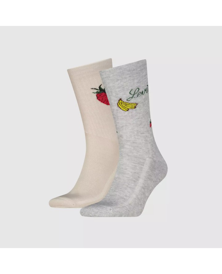 Levi's® Regular Cut Fruit Socks - 2...
