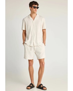 FUNKY BUDDHA Men's striped...