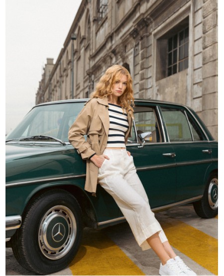 SPLENDID fashion γυναικεία demi καμπαρντίνα 51-101-017 DK BEIGE