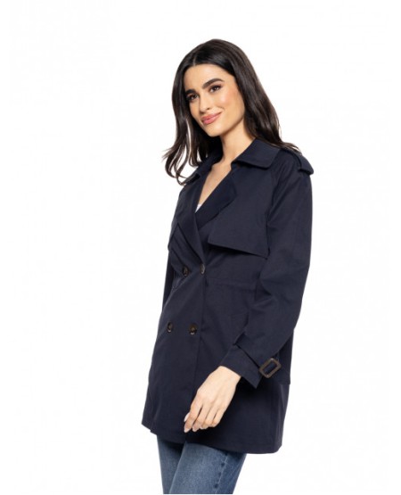 SPLENDID fashion Women's demi trench coat 51-101-017 NAVY