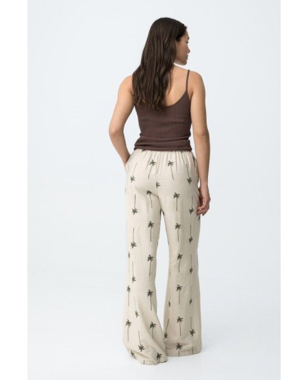 TIFFOSI PALMEIRA ΓΥΝΑΙΚΕΙΑ ΥΦΑΣΜΑΤΙΝΗ ΠΑΝΤΕΛΟΝΑ LOOSE FIT 10066283_134