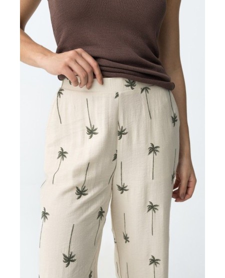 TIFFOSI PALMEIRA ΓΥΝΑΙΚΕΙΑ ΥΦΑΣΜΑΤΙΝΗ ΠΑΝΤΕΛΟΝΑ LOOSE FIT 10066283_134
