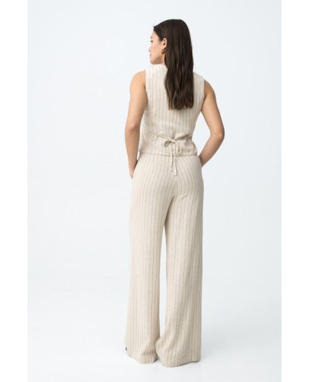 TIFFOSI ANITTA ΓΥΝΑΙΚΕΙΑ ΥΦΑΣΜΑΤΙΝΗ ΠΑΝΤΕΛΟΝΑ LOOSE FIT 10064607_134