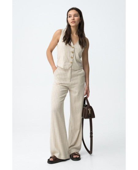 TIFFOSI ANITTA ΓΥΝΑΙΚΕΙΑ ΥΦΑΣΜΑΤΙΝΗ ΠΑΝΤΕΛΟΝΑ LOOSE FIT 10064607_134