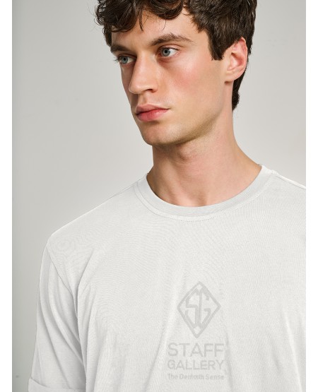 STAFF JEANS ΑΝΔΡΙΚΟ T-SHIRT 64-006.055 OFF WHITE