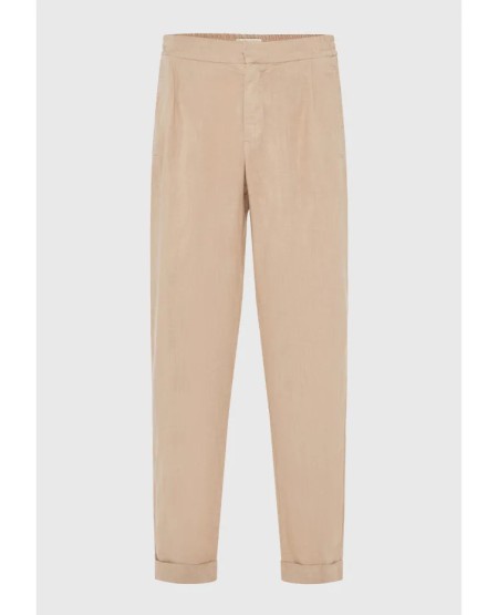 FUNKY BUDDHA  Ανδρικό loose chino παντελόνι FBM013-007-02 GREIGE
