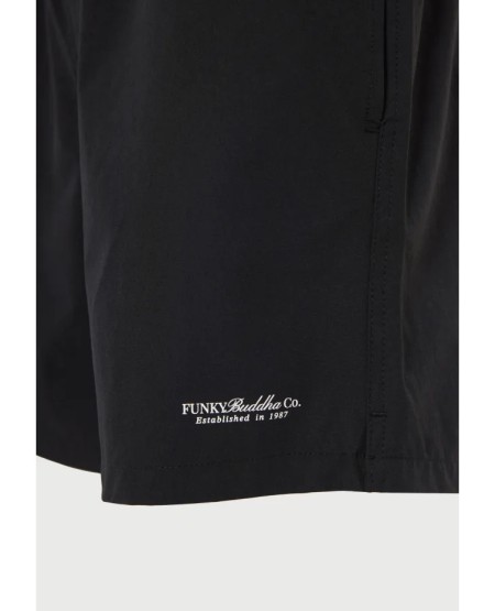 FUNKY BUDDHA Men's swimwear FBM013-001-16 BLACK