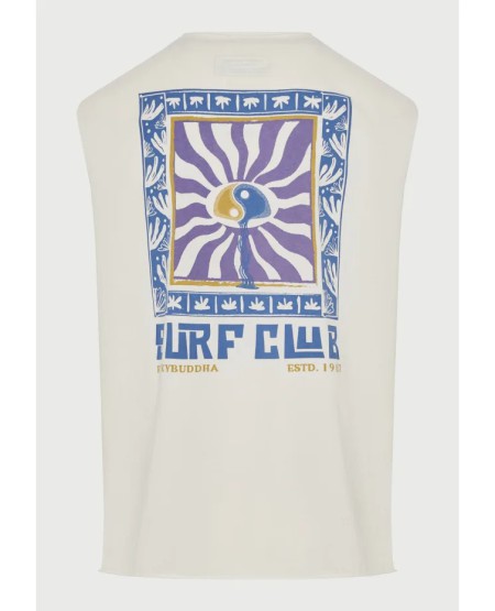 Men's cotton sleeveless top FBM013-098-04 WHITE