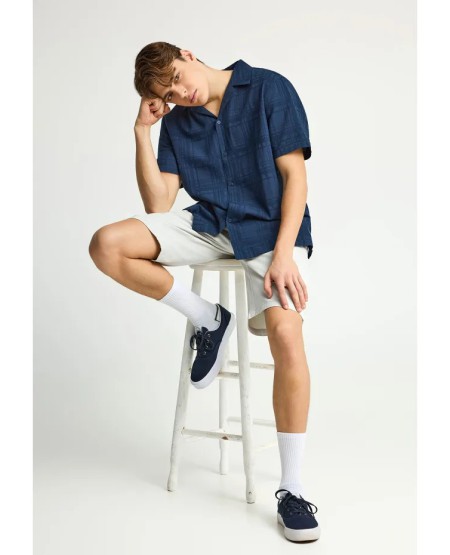 FUNKY BUDDHA Men's chino shorts - The essentials FBM013-001-03 MIST
