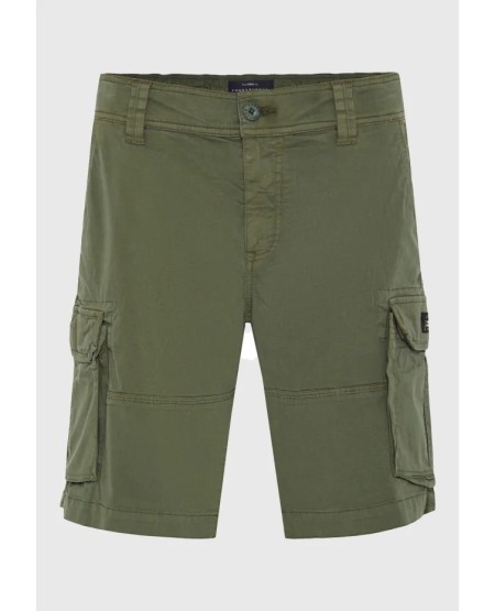 FUNKY BUDDHA Ανδρική cargo βερμούδα FBM013-030-03 DEEP FOREST