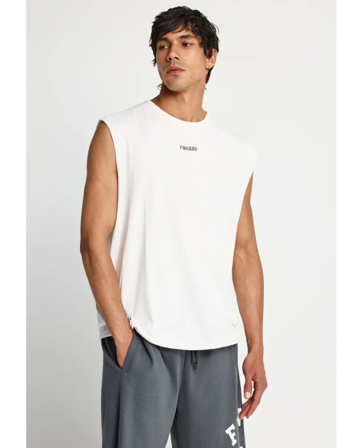 Men's cotton sleeveless top with...