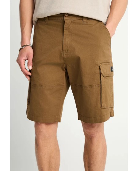 FUNKY BUDDHA Ανδρική cargo βερμούδα FBM013-030-03 WOOD