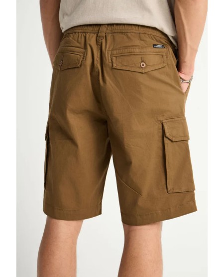 FUNKY BUDDHA Men's cargo shorts FBM013-030-03 WOOD