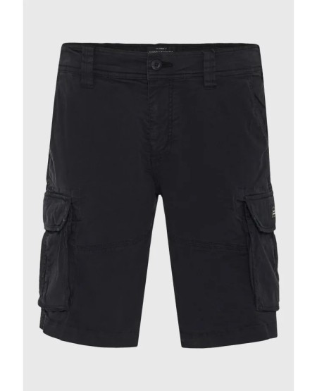 FUNKY BUDDHA Ανδρική cargo βερμούδα FBM013-030-03 BLACK