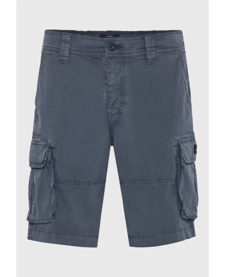 FUNKY BUDDHA Ανδρική cargo βερμούδα FBM013-030-03 DUSTY BLUE