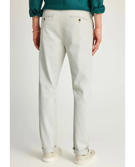 FUNKY BUDDHA Ανδρικό chino παντελόνι - The essentials FBM013-001-02 MIST