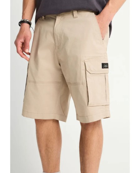 FUNKY BUDDHA Men's cargo shorts FBM013-030-03 GREIGE