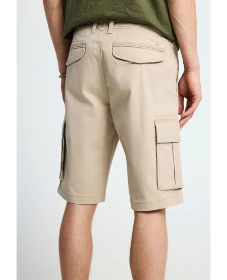 FUNKY BUDDHA Men's cargo shorts FBM013-002-03 GREIGE