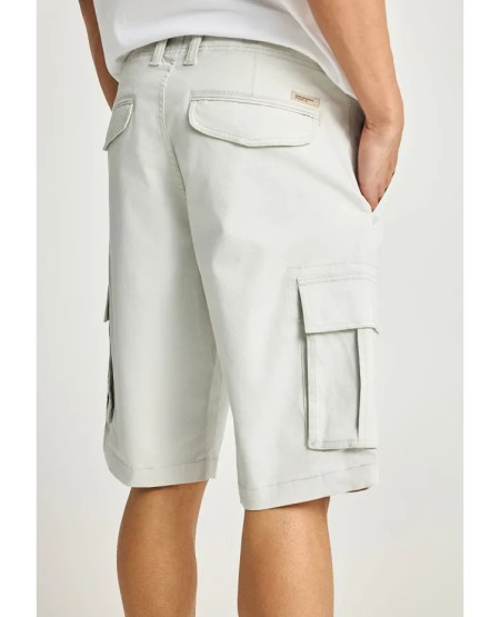 FUNKY BUDDHA  Ανδρική cargo βερμούδα FBM013-002-03 MIST