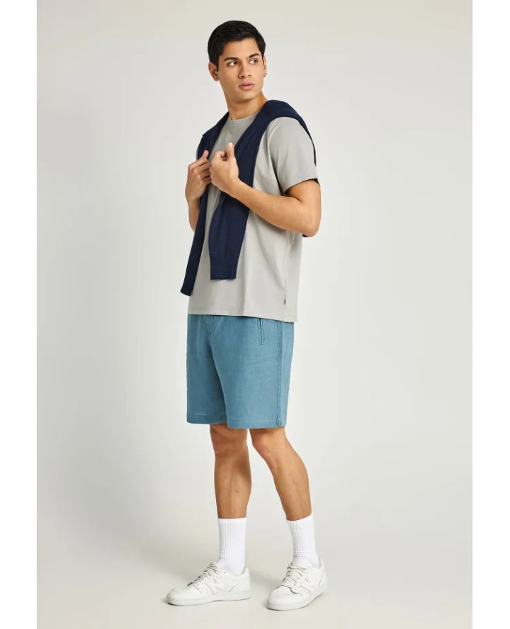 FUNKY BUDDHA Men's linen chino shorts...