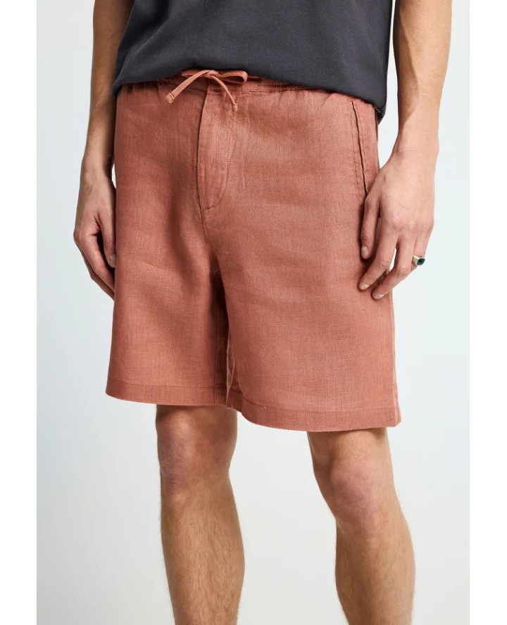 FUNKY BUDDHA Men's linen chino shorts...
