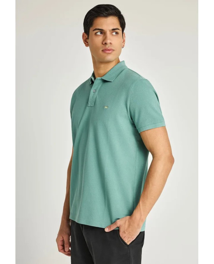 FUNKY BUDDHA Essential cotton polo...